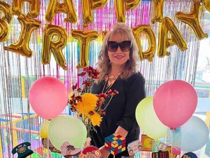 Elsa Nájera celebra su cumpleaños