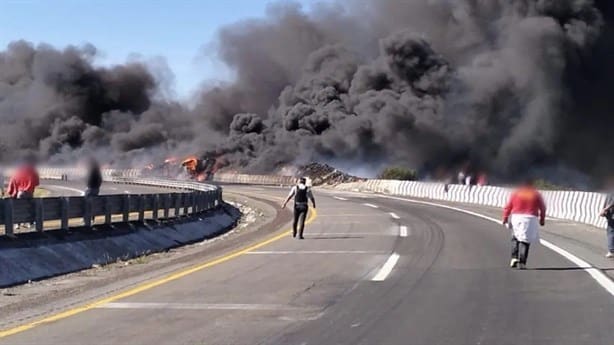 Explota pipa en la autopista Puebla-Orizaba | VIDEO