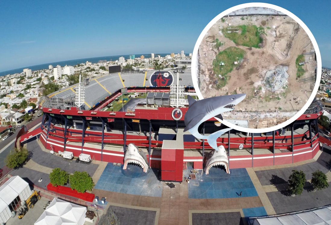 Así lucen las nuevas gradas del estadio Luis Pirata Fuente en Veracruz