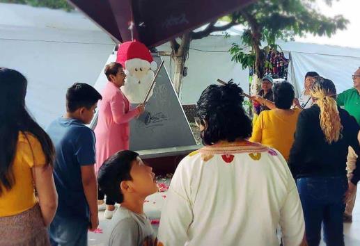Colectivo María Herrera realiza posada en Poza Rica