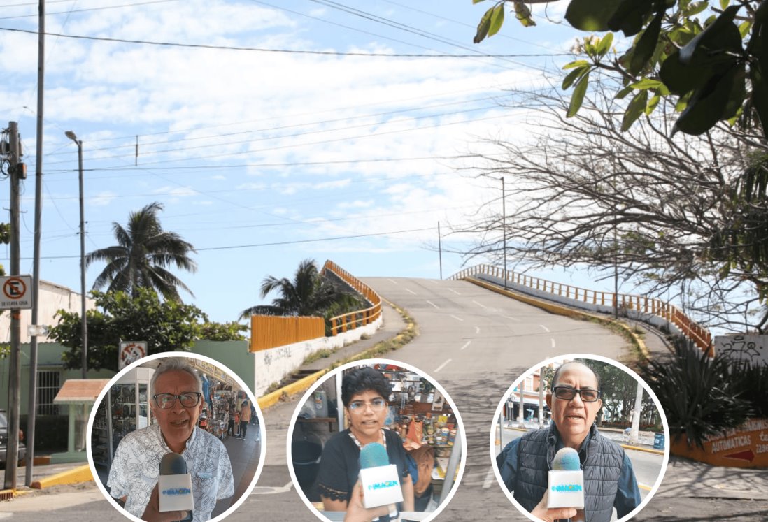 “Puente chueco” no es bonito pero sí funcional, opinan veracruzanos