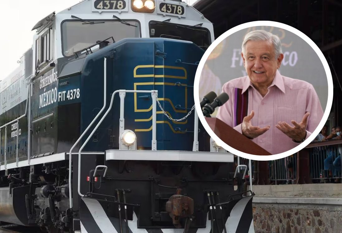 AMLO inaugura tramo del Tren Interoceánico de Oaxaca a Coatzacoalcos