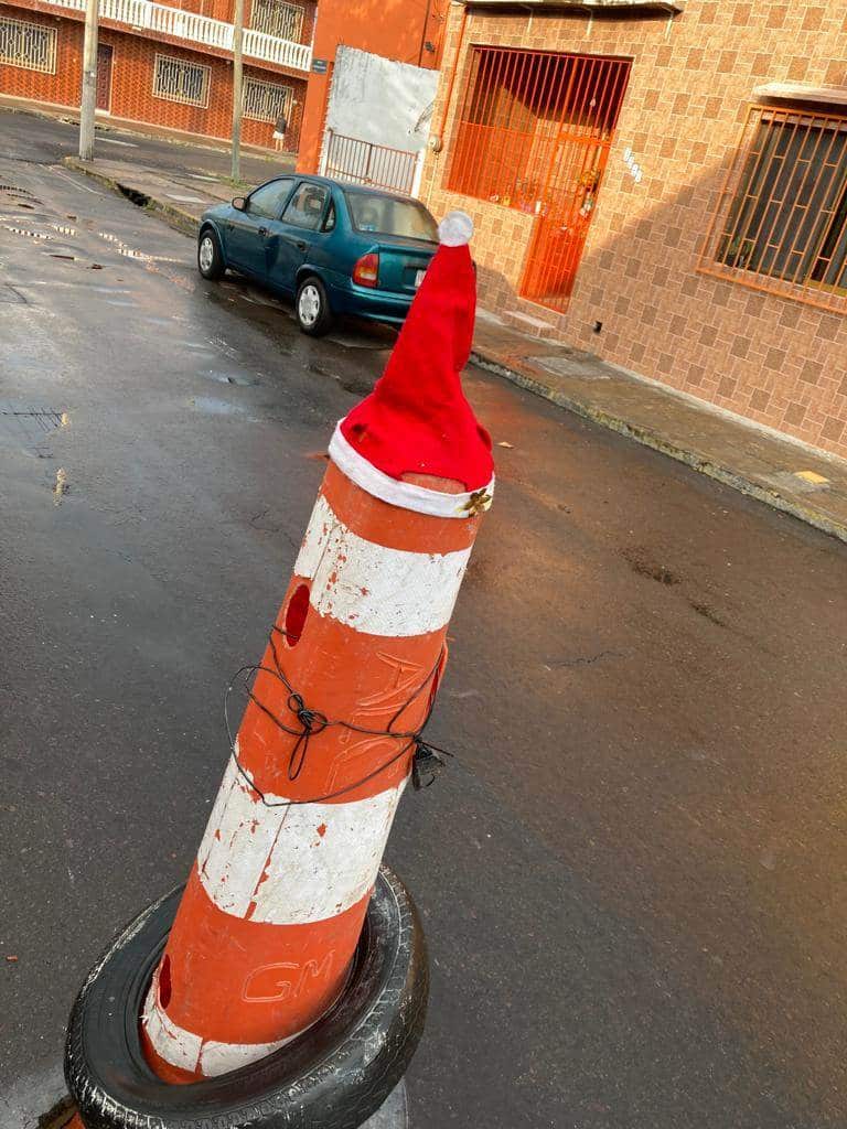 ¡Hasta los baches festejan la navidad! La creatividad jarocha en calles de Veracruz