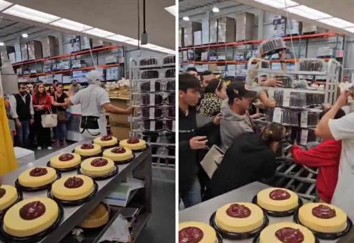 Se pelean por un pastel de Costco; dicen que pasó en Xalapa (+Video)