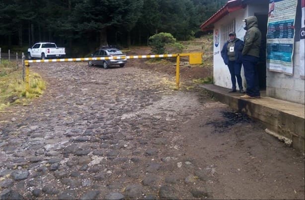 Blanco espectáculo, cae nieve en el Cofre de Perote