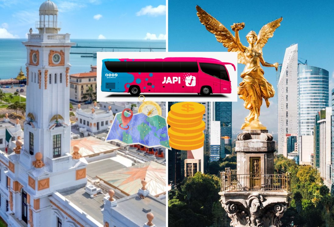 ¿Cuánto cuesta viajar del puerto de Veracruz a Xalapa con Japi? Aquí te decimos