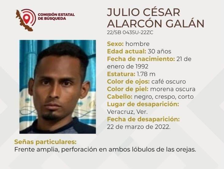 Julio César desapareció desde el 2022 en Veracruz; su familia aún sigue buscándolo