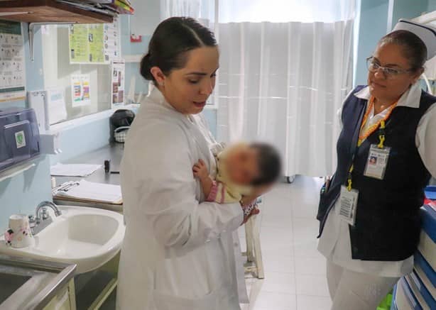 Hospitales del Puerto de Veracruz dan la bienvenida a recién nacidos en año nuevo