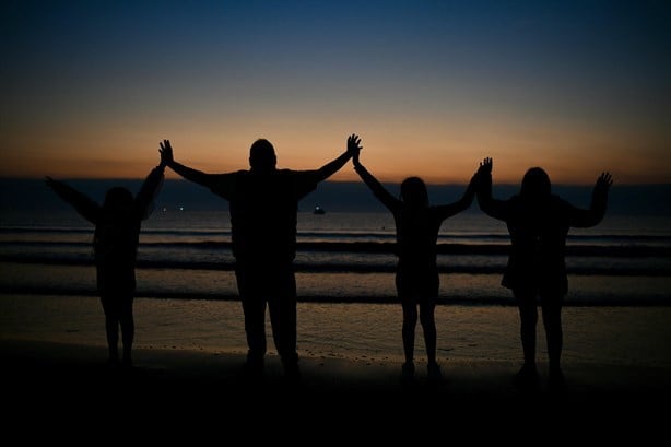 Así recibieron los veracruzanos el primer amanecer del 2024