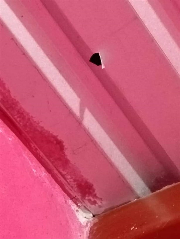 En la cuenca del Papaloapan una bala impacta dentro de una vivienda