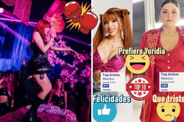 Yeri Mua supera a Yuridia Flores en Spotify
