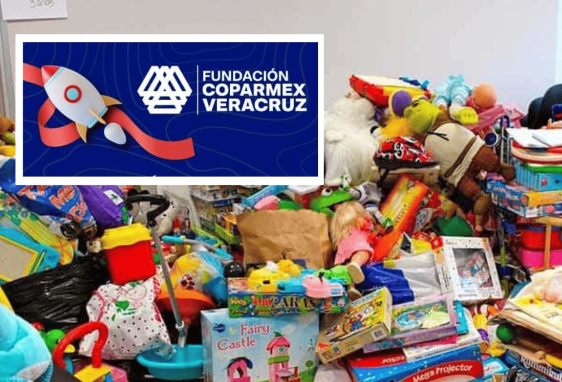 Coparmex anuncia colecta de juguetes para niños en Veracruz por Día de Reyes