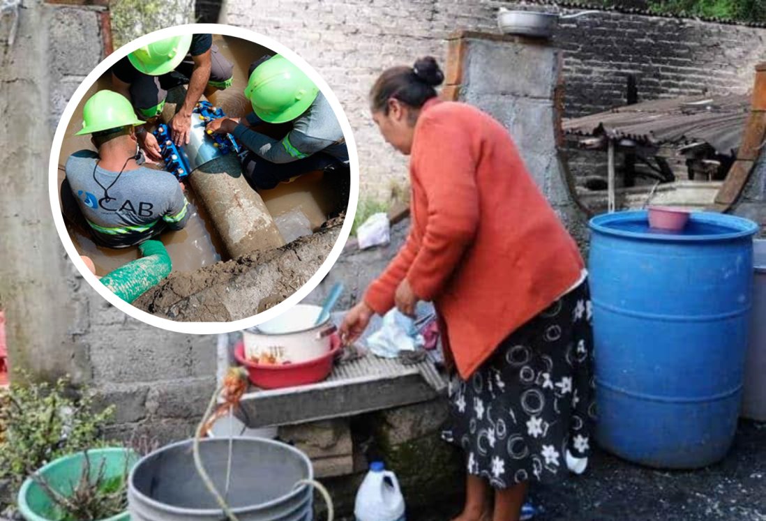 Este fraccionamiento y colonia en Boca del Río no tendrán agua potable este miércoles