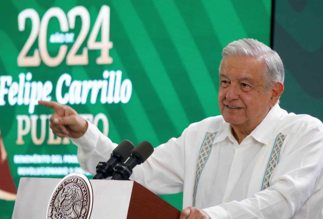 Yucatán, un estado modelo al ser seguro para los mexicanos, asegura AMLO