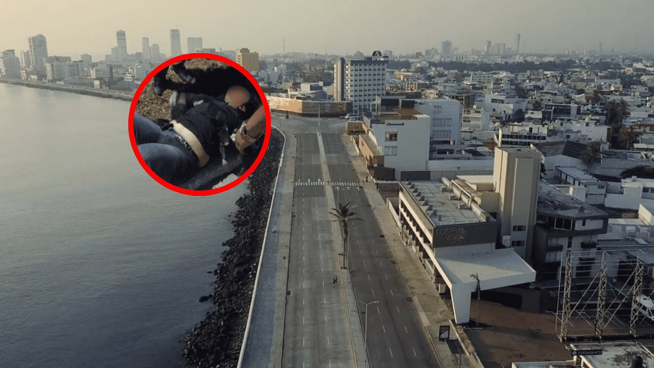 Motociclista pierde el control y se impacta contra palmera en Boca del Río