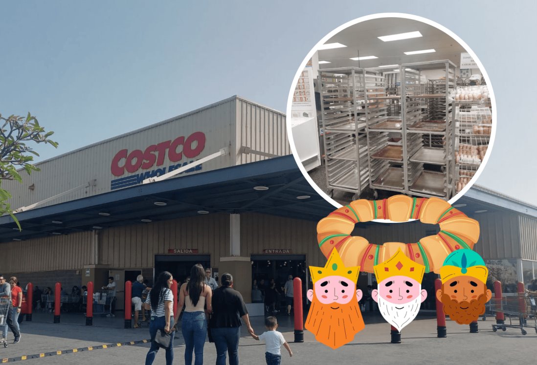 ¡Se acabaron! Personas ya no alcanzan a comprar roscas de reyes de Costco, en Veracruz