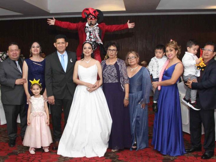 Gladys Reyes Martínez y Eric Maza Cano contraen sagrado matrimonio