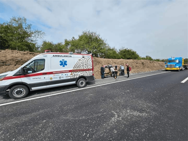 Aparatoso accidente en autopista Córdoba-Veracruz