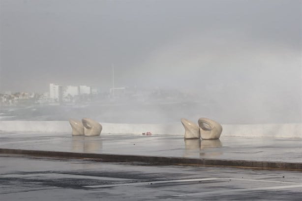 Norte explosivo en Veracruz supera rachas de viento de 90 kilómetros por hora |VIDEO