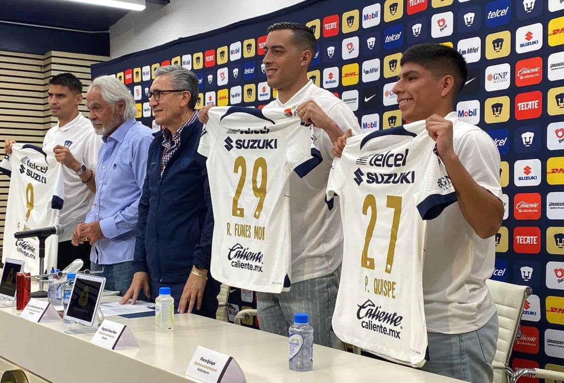 Presenta Pumas a Rogelio Funes Mori