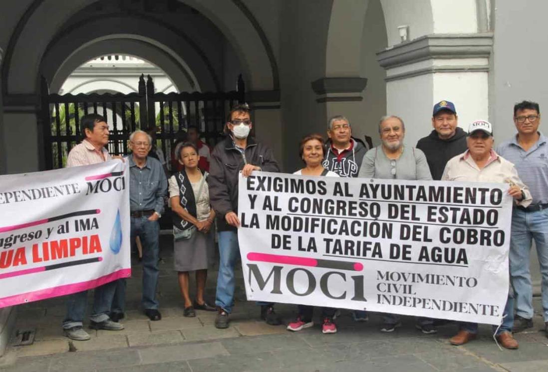 Protestan por el pésimo servicio del agua en Veracruz; llaman a la resistencia civil