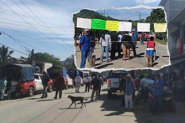 Bloquean carretera en Papantla; exigen indemnización a CFE