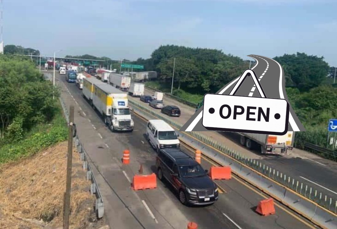 Restablecen circulación en la autopista La Tinaja-Isla, en Veracruz tras accidente