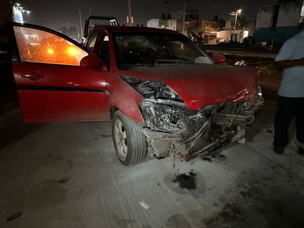 Tremendo accidente en el fraccionamiento Lomas de Río Medio IV, en Veracruz