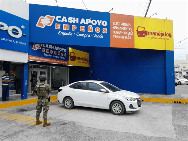 Asaltan casa de empeño en avenida Diaz Mirón, Veracruz