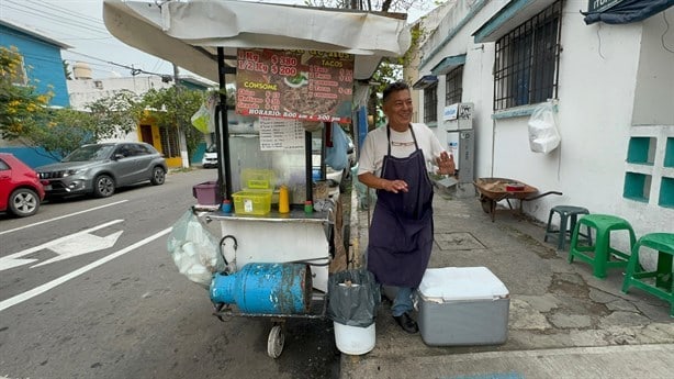 Estos son los populares tacos de cabeza en la colonia Flores Magón de Veracruz | VIDEO