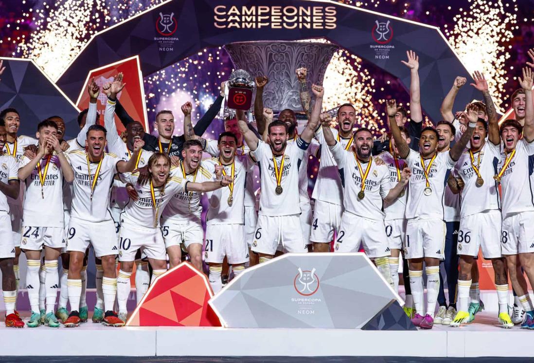 Se queda Real Madrid con la Supercopa de España