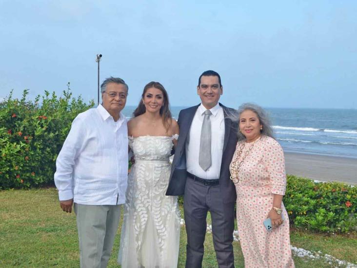 Patricia Larios Cruz y Edgar Aguilar Cruz contraen matrimonio