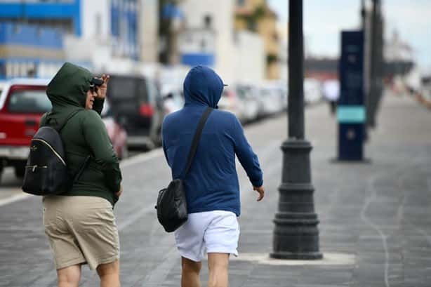 Norte en Veracruz alcanzó rachas de hasta 92 Kilómetros por hora