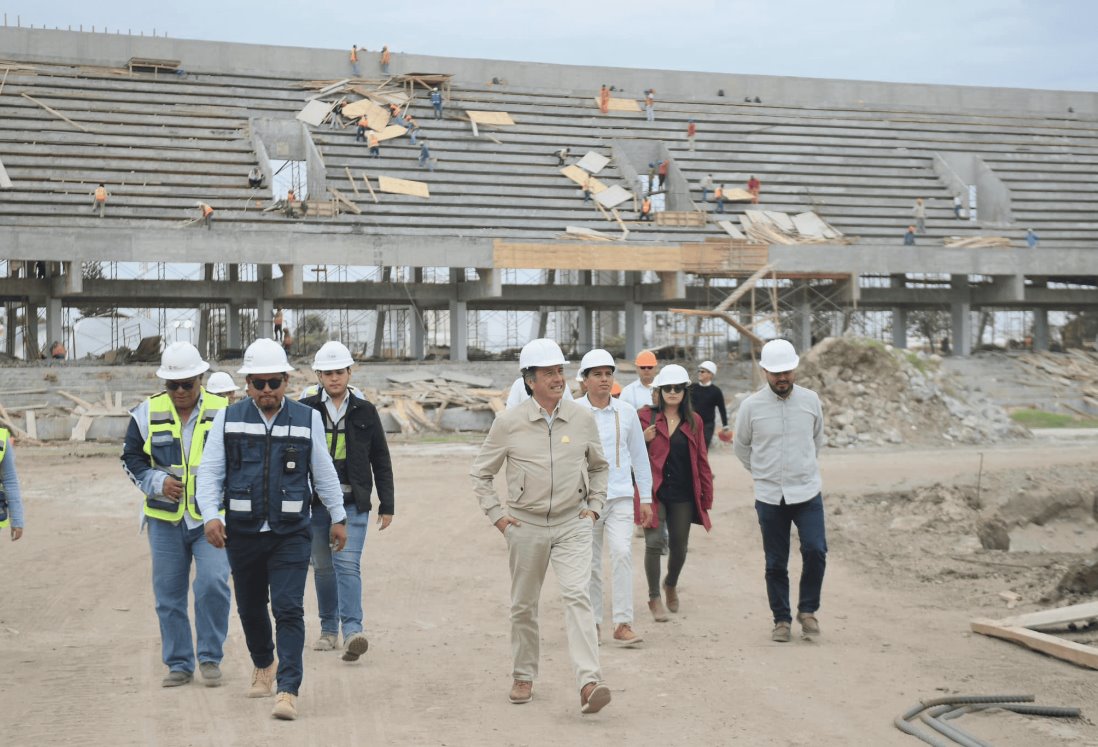 Así van los avances del estadio Luis “Pirata” Fuente | FOTOS