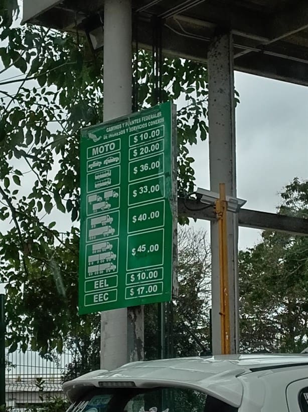 ¿Aumentó el costo de la caseta Córdoba – Veracruz? Esto cuesta