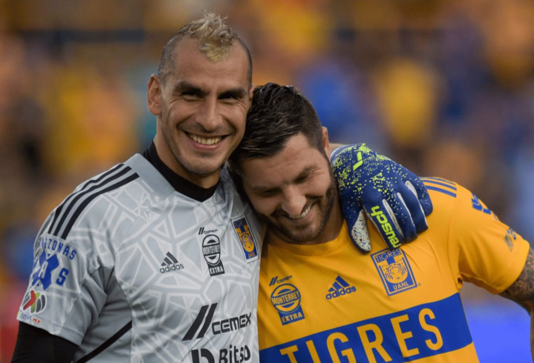 Así fue como Nahuel Guzmán festejo el gol 200 de Gignac | VIDEO