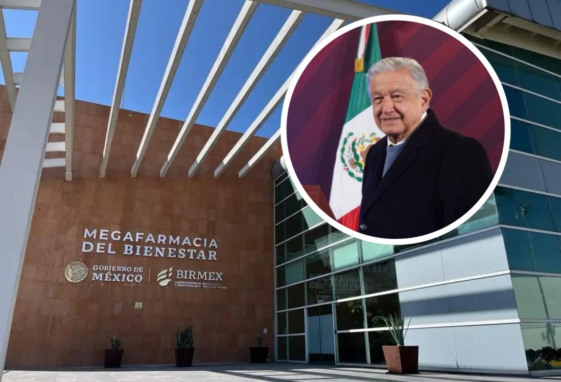 AMLO confirma abasto de medicamentos en megafarmacia tras su apertura