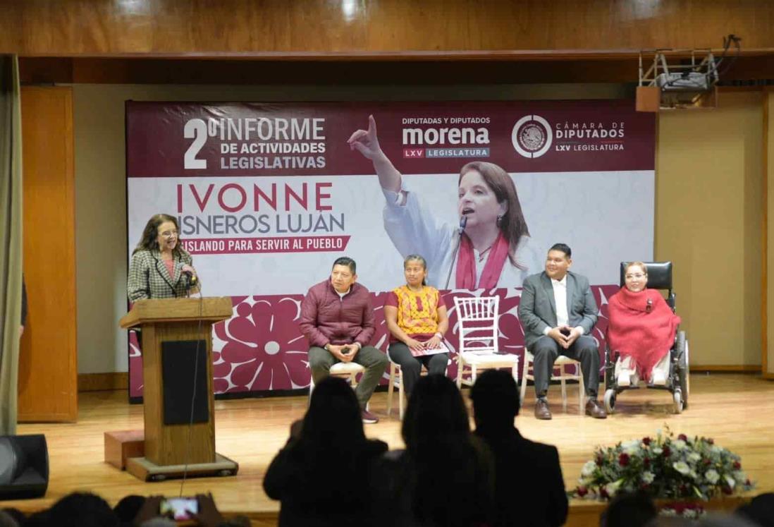 Derechos de trabajadores activos y pensionados, prioridad, destaca la diputada Ivonne Cisneros