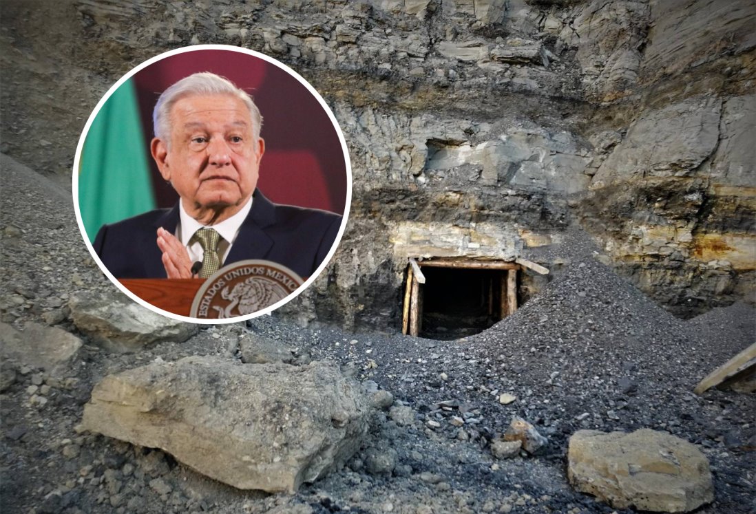 AMLO supervisa avance de rescate de mineros en Pasta de Conchos