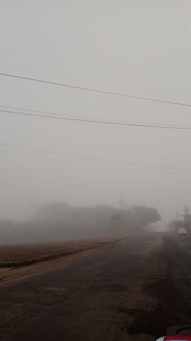 Intensa niebla sorprende en Veracruz y Boca del Río este martes