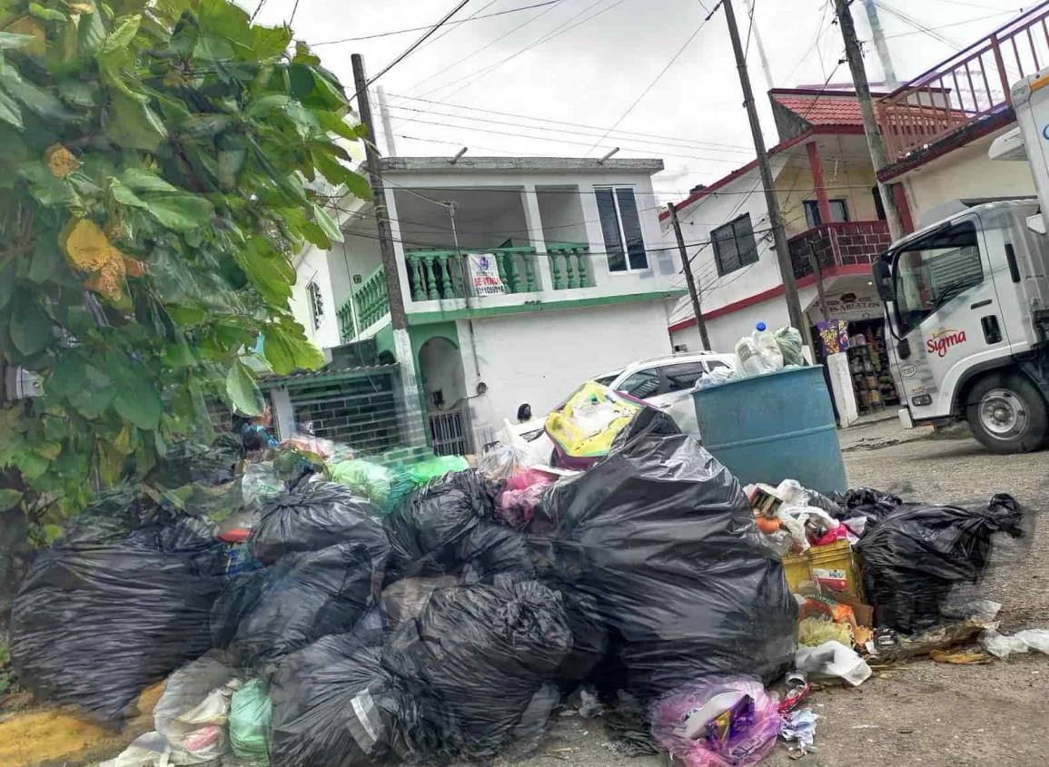 Hay contratiempos en el servicio de limpia pública en Nanchital