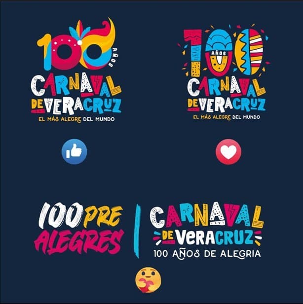 Carnaval de Veracruz: este es el logo oficial de los 100 años