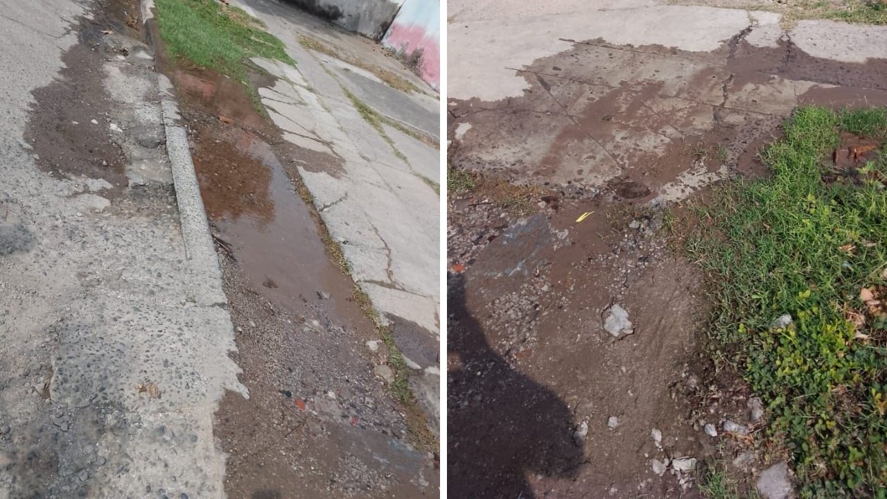 Vecinos del Infonavit Las Brisas denuncian fuga de agua desatendida