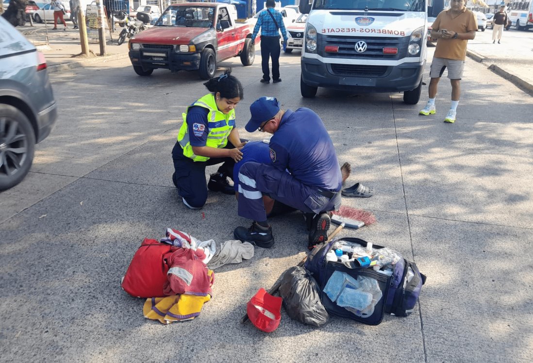 Atropellan hombre en aparente situación de calle en Díaz Mirón