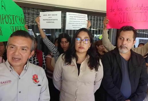 Denuncian trabajadores del Sinaitsa imposición de nuevo representante en Orizaba