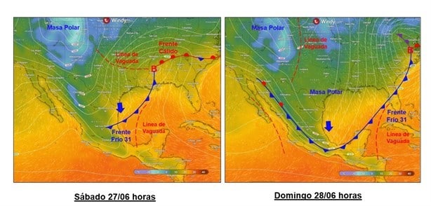 Clima en Coatzacoalcos: así será la entrada del frente frío 30