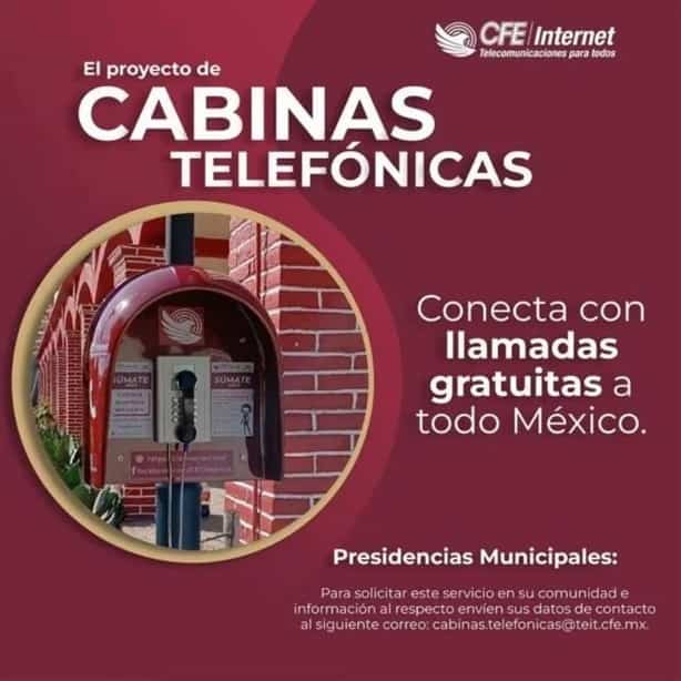 CFE: así funcionan las cabinas telefónicas para hacer llamadas GRATIS