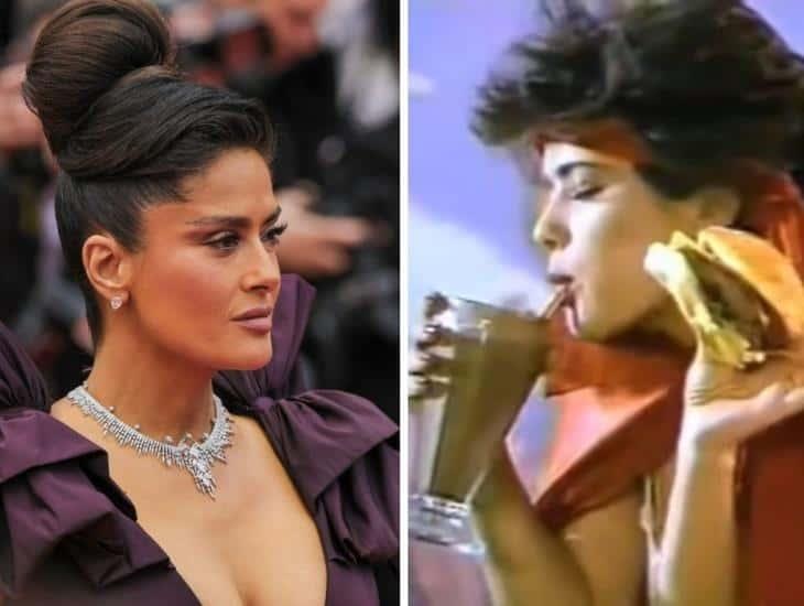 Salma Hayek saltó a la fama con este comercial de hamburguesas en 1989 | VIDEO