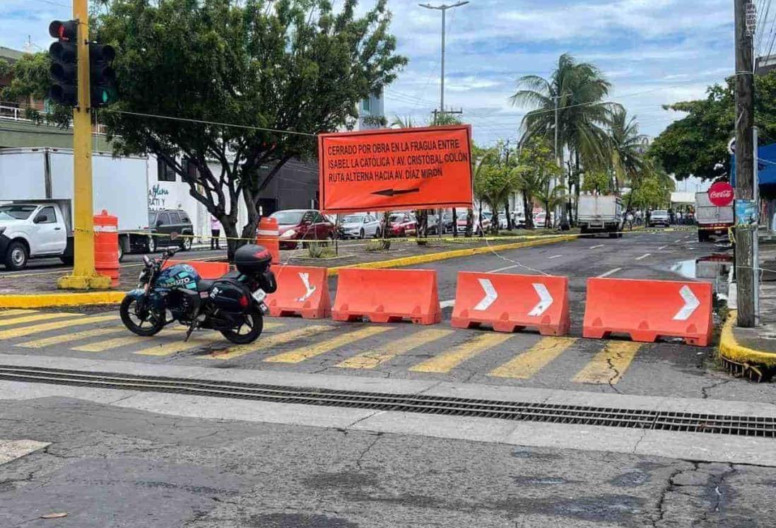 En estas fechas inaugurarán los colectores pluviales que se construyen en Veracruz