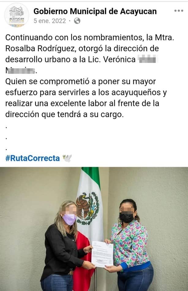 Presunta secuestradora de Coatzacoalcos trabajaba en ayuntamiento de Acayucan